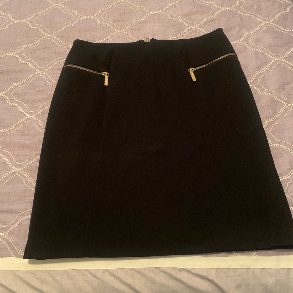 Michael Kors Black Knit Pencil Skirt